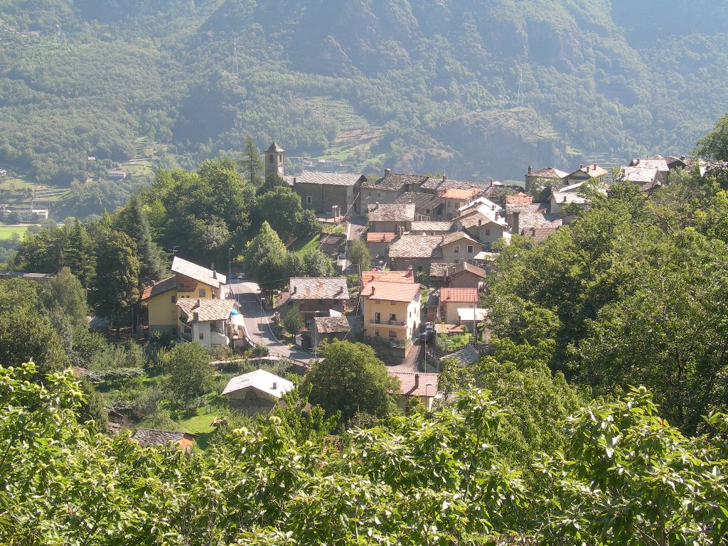 Blick auf Champdepraz