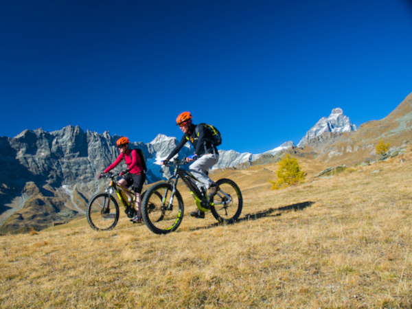 Bike nella valle del Cervino