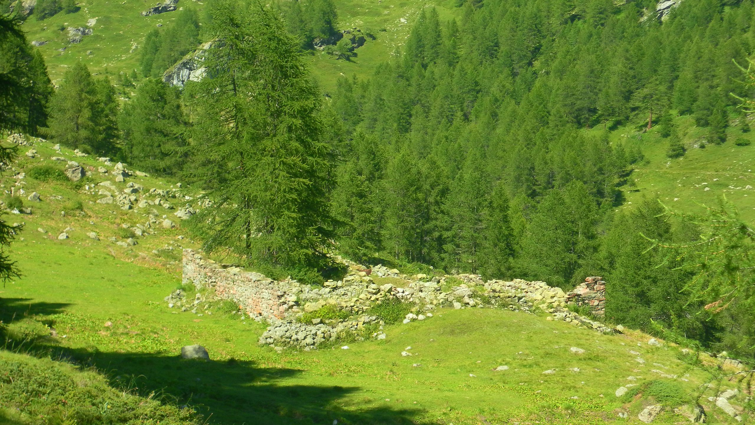 Ruderi dell'ospizio di Chavacour