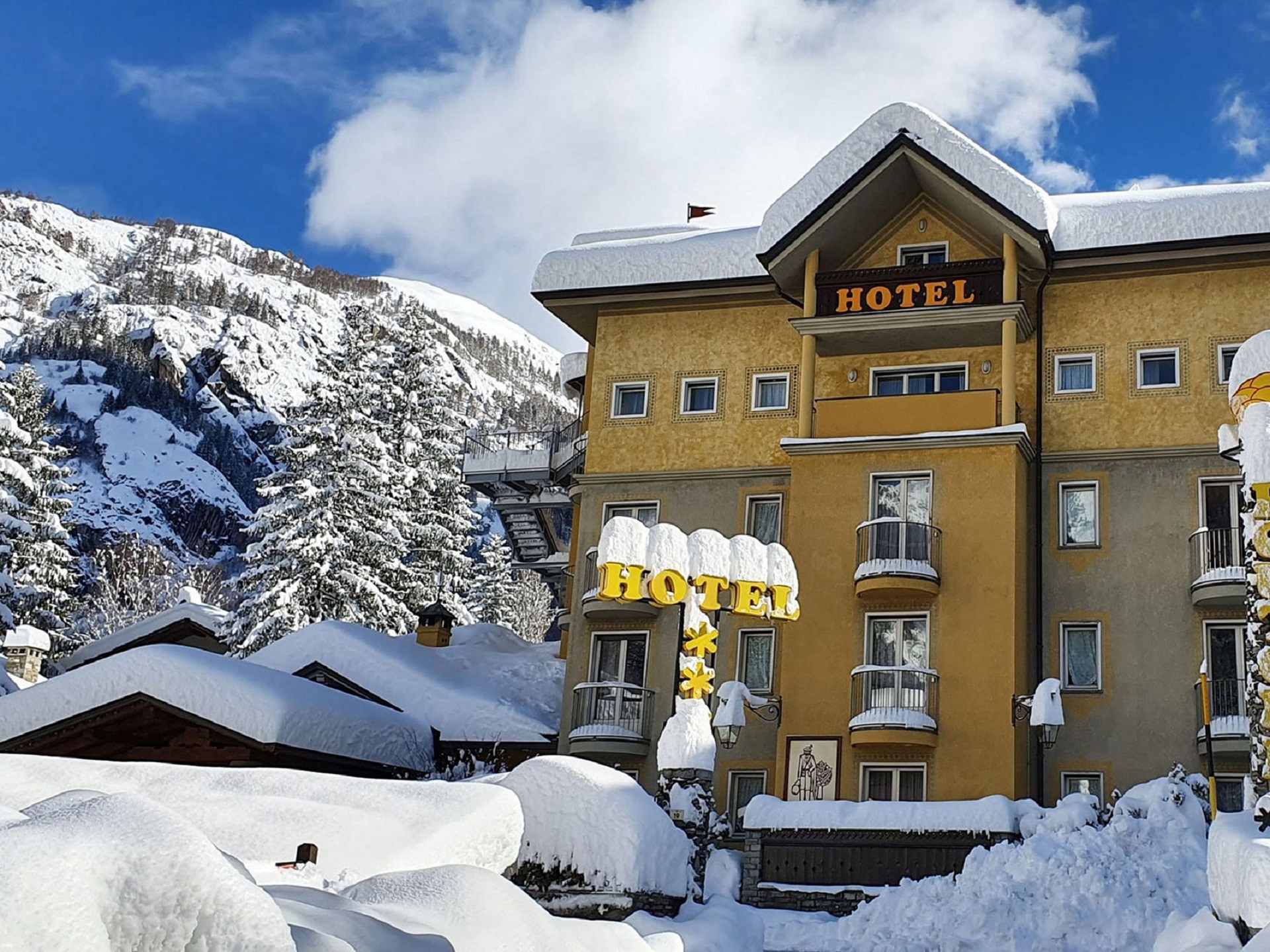 Hotel Bouton d'Or - hiver