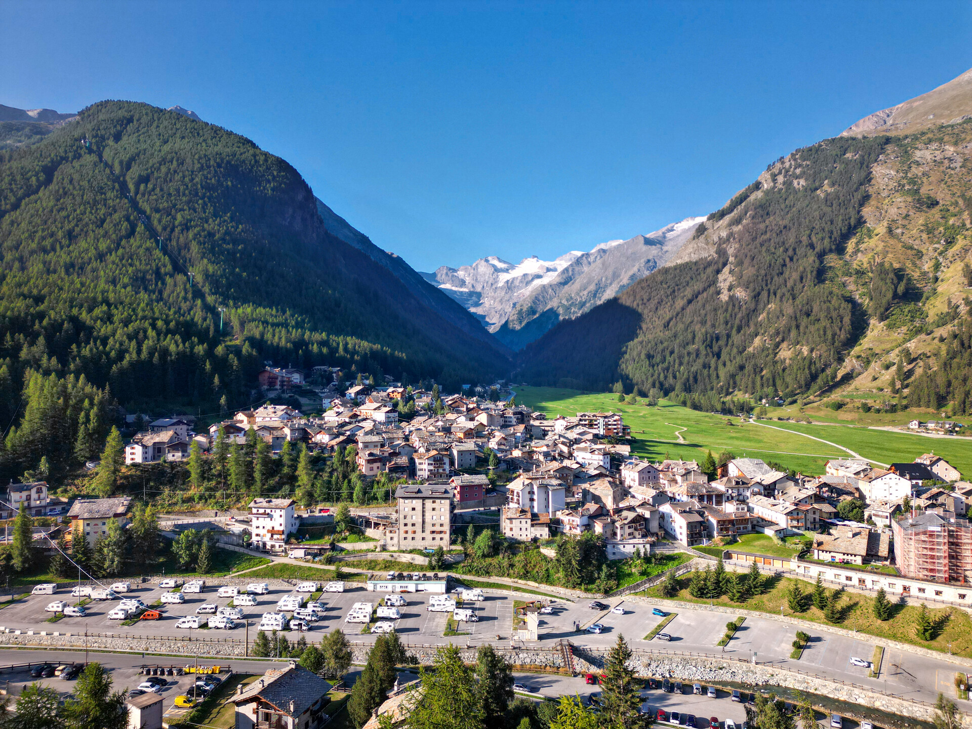 Veduta di Cogne