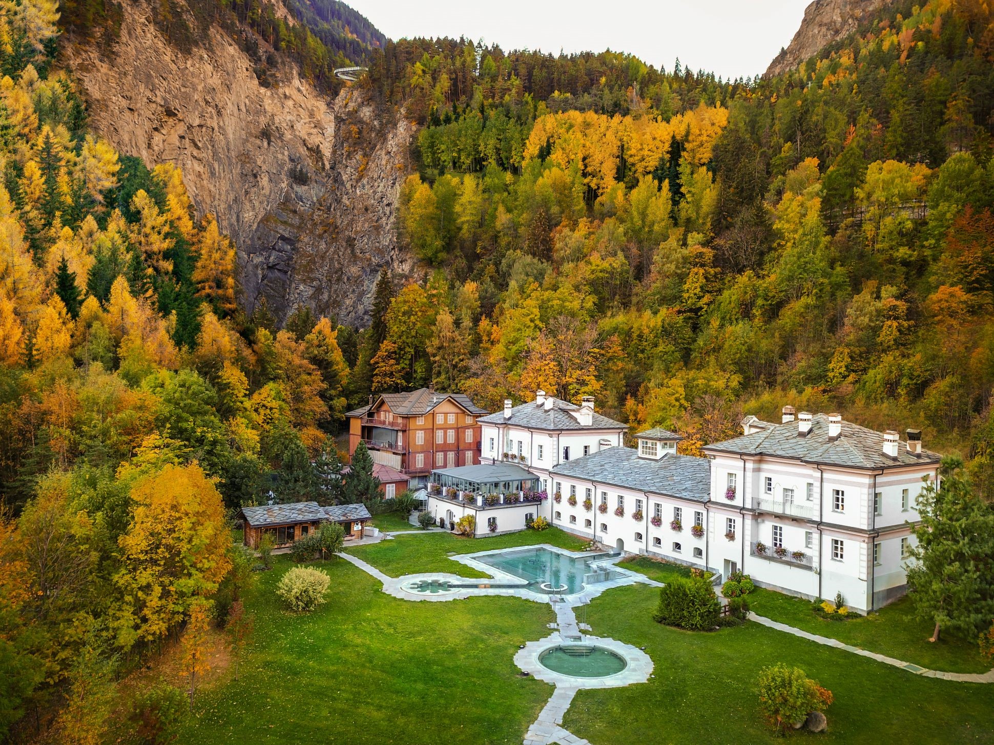 Veduta esterna autunnale