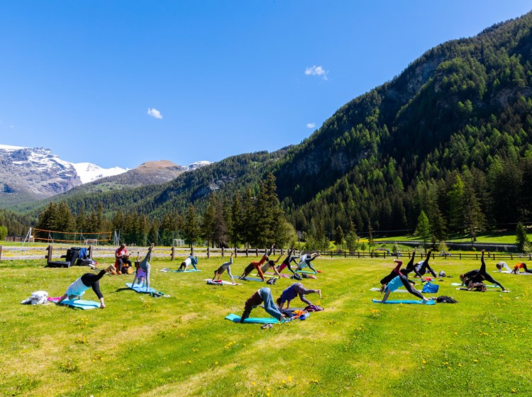 Yoga all'aperto