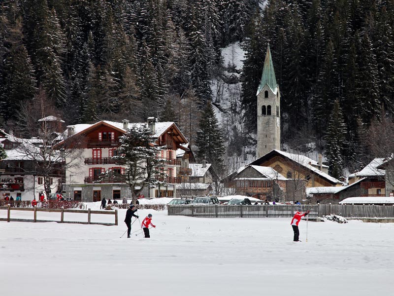 Cross-country skiing in Gressoney-Saint-Jean