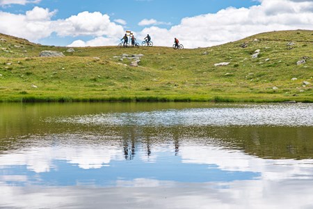 Randonnée en VTT jusqu'au « Lac aux Grenouilles »