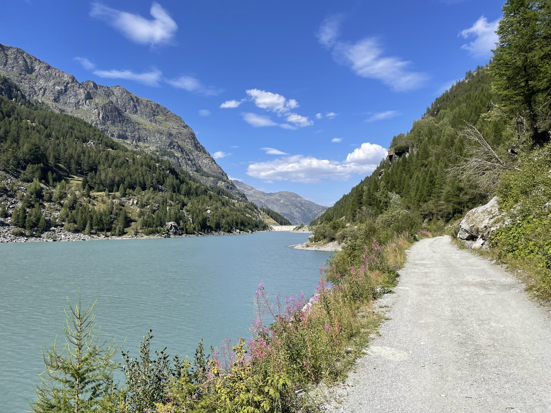 Lago e diga di Beauregard - Valgrisenche