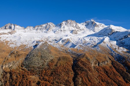 Catena del Gran Paradiso da Pian Borgnoz