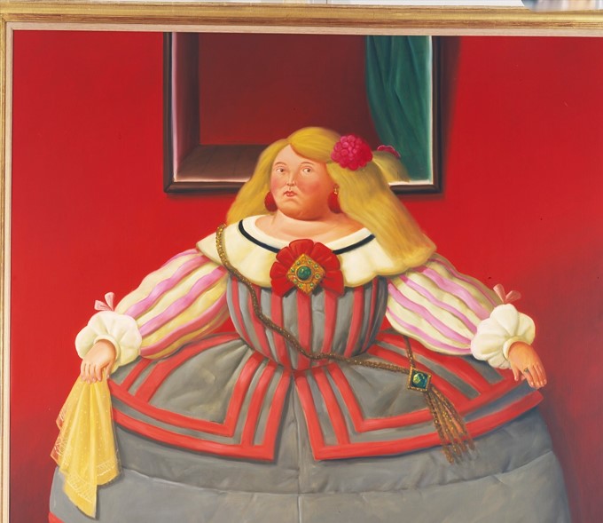 Da Velázquez / After Velázquez, 2006
Olio su tela / oil on canvas, 205 x 176
Property of the Fernando Botero Foundation