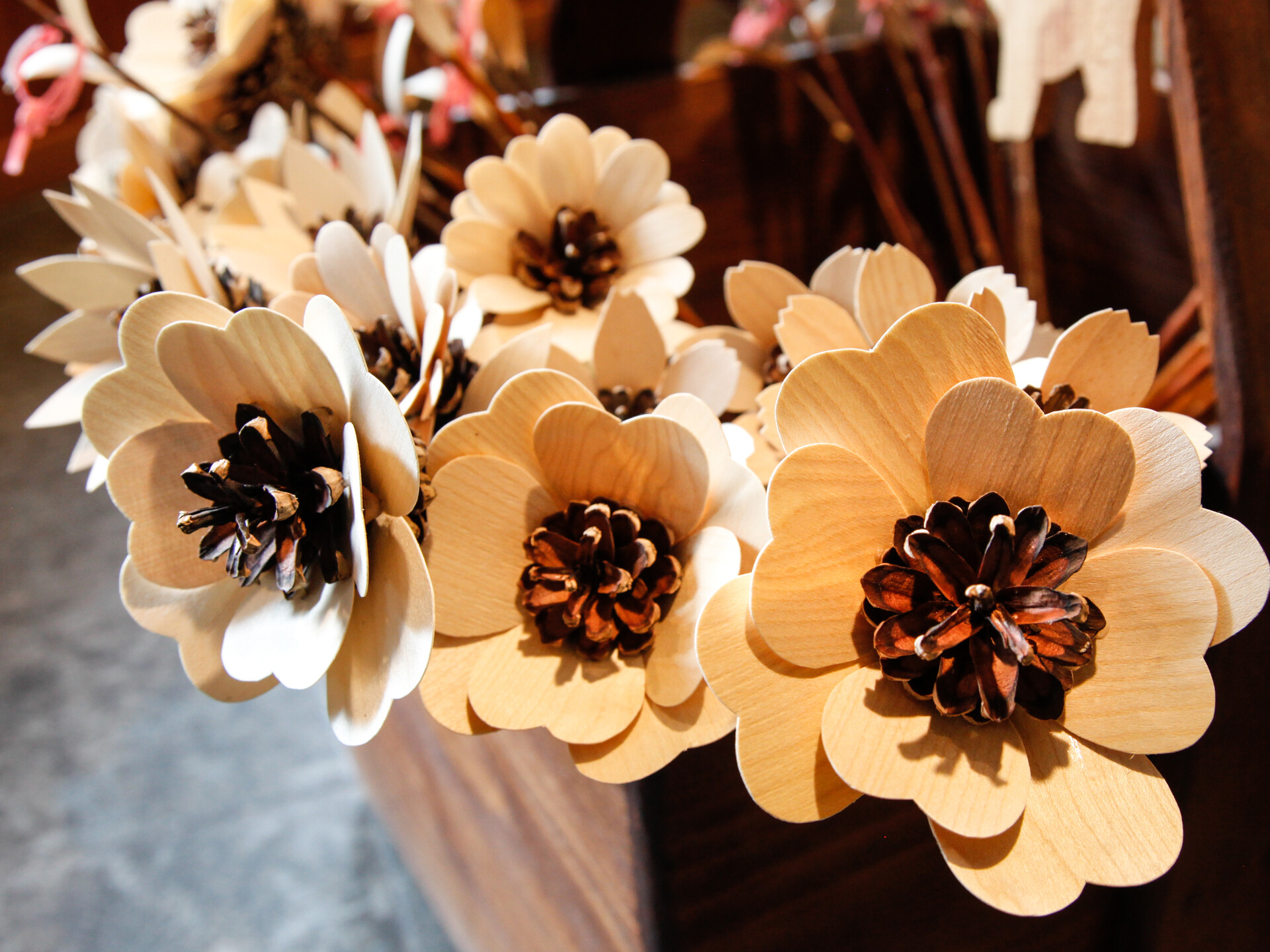 Fiori in legno