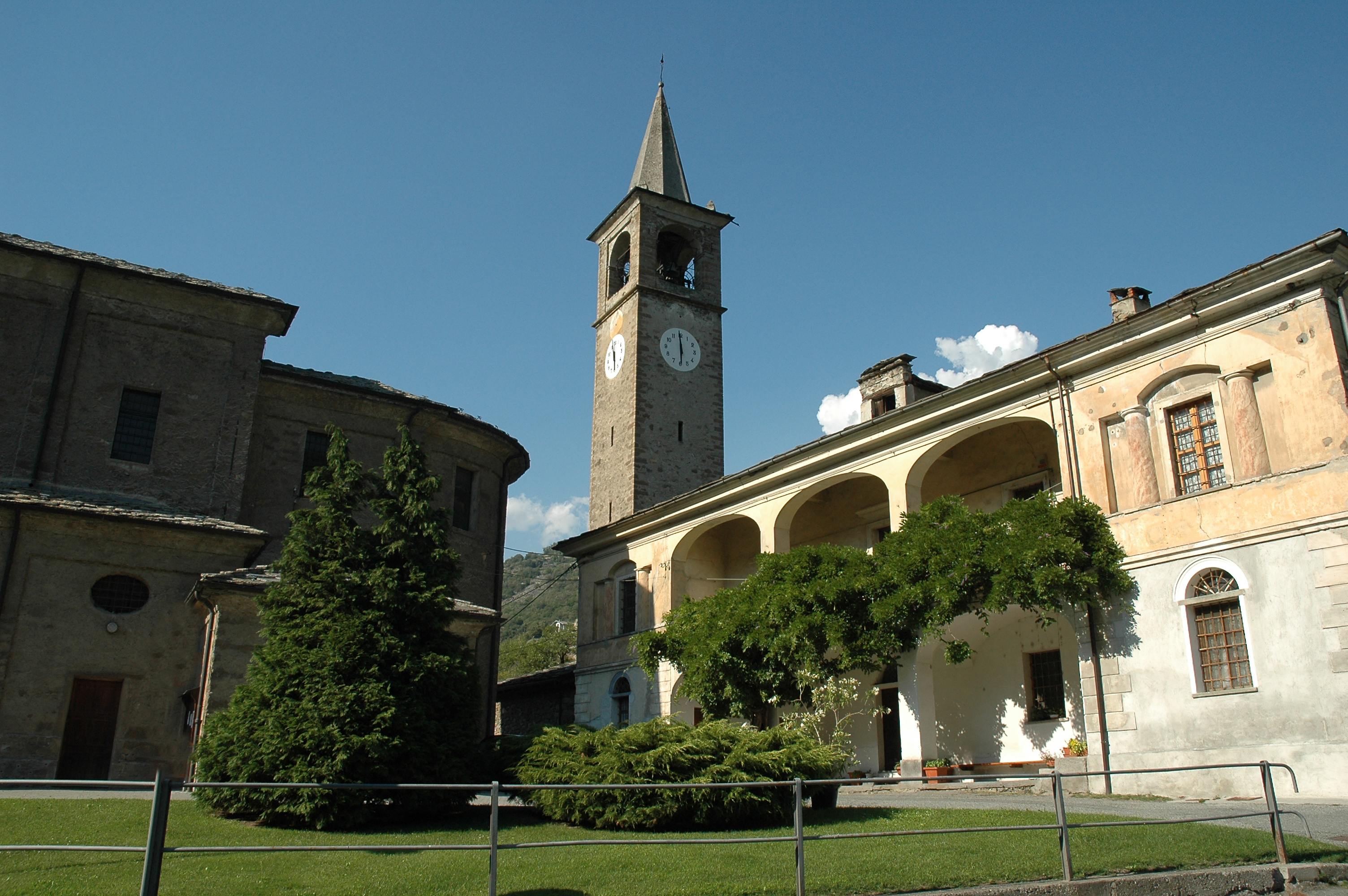 The church bell tower