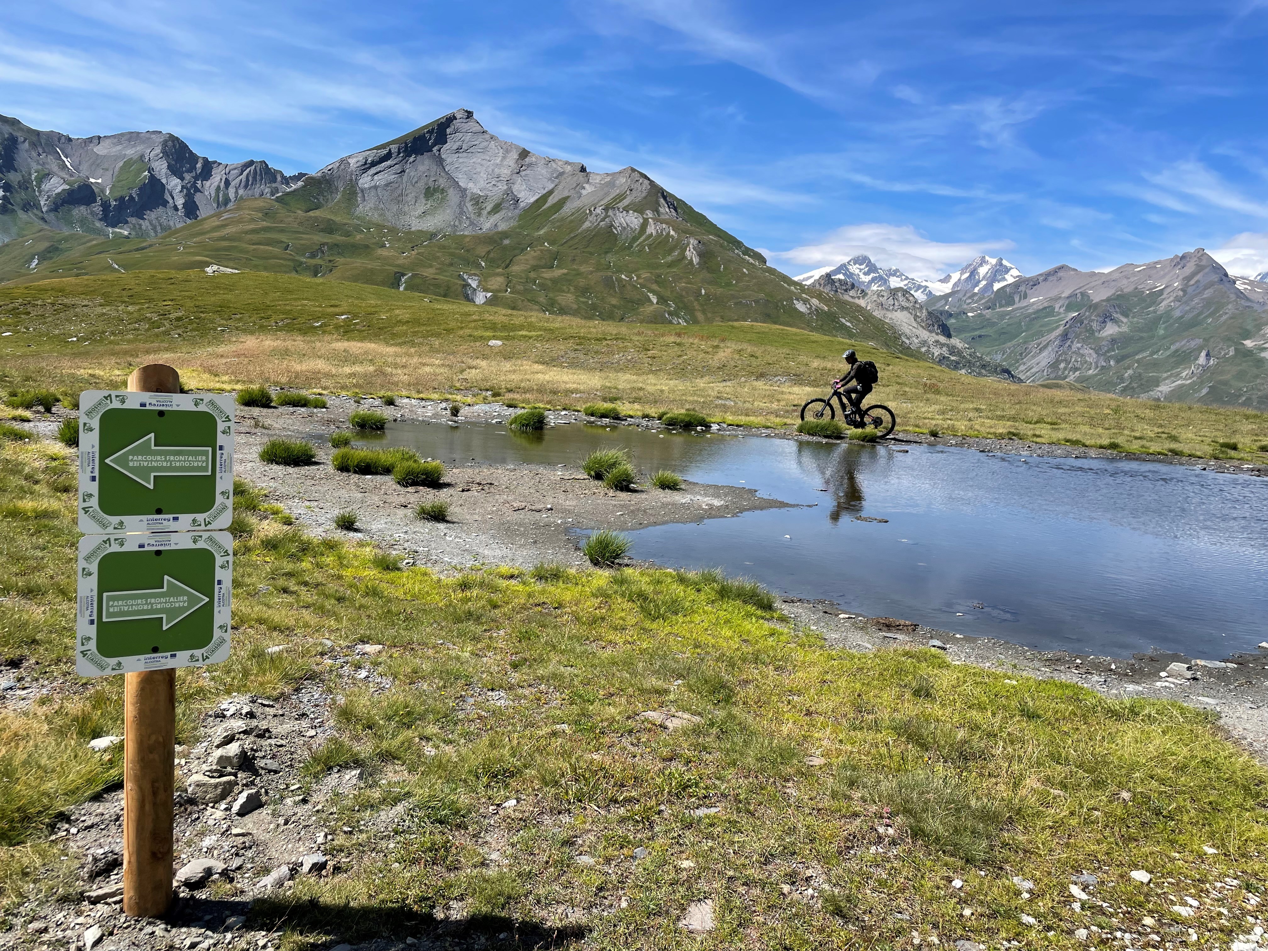 Percorso transfrontaliero bike La Thuile-La Rosière