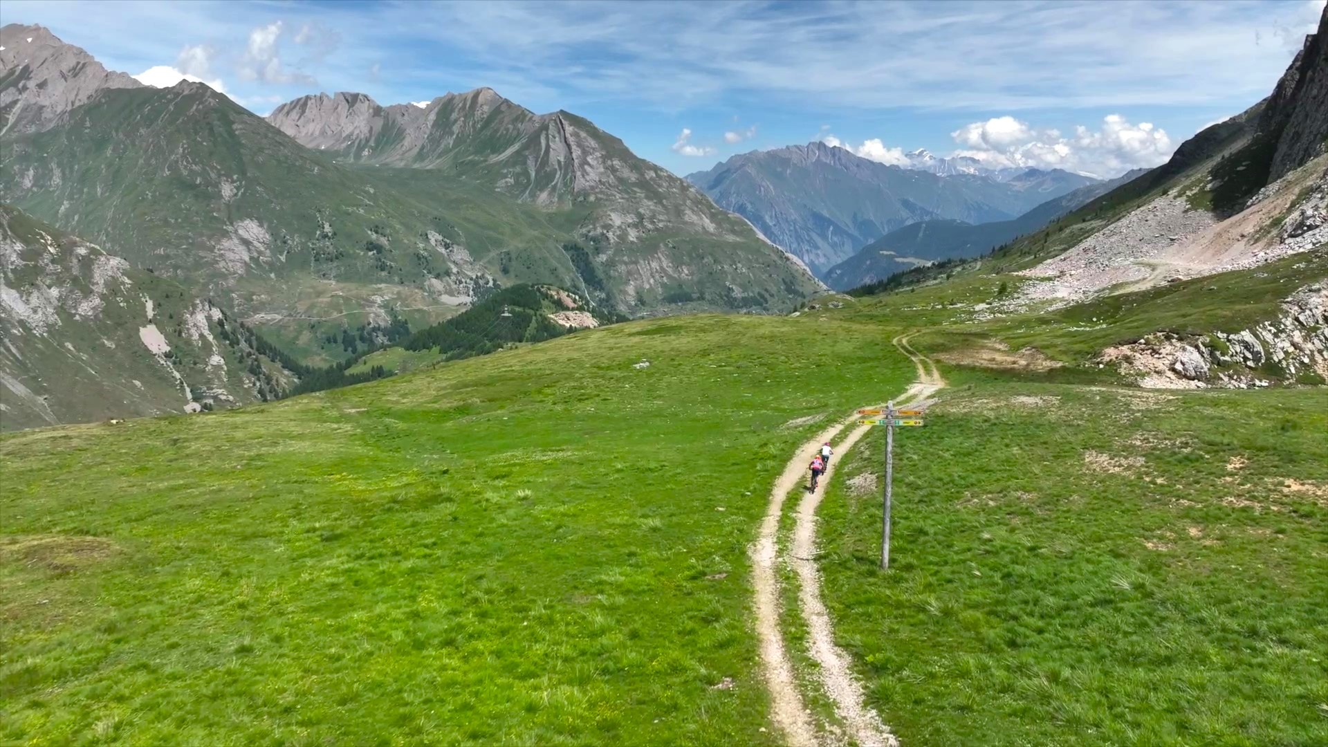 Percorso transfrontaliero bike La Thuile-La Rosière